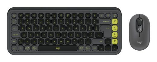 KLAVIATŪRA +PELĖ COMBO POP ICON/GR/ZALIA 920-013140 LOGITECH