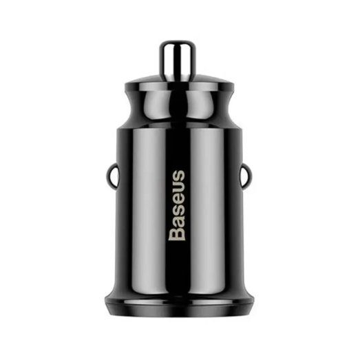 Baseus Grain autolaadija 2x USB 5V 3,1A (must)