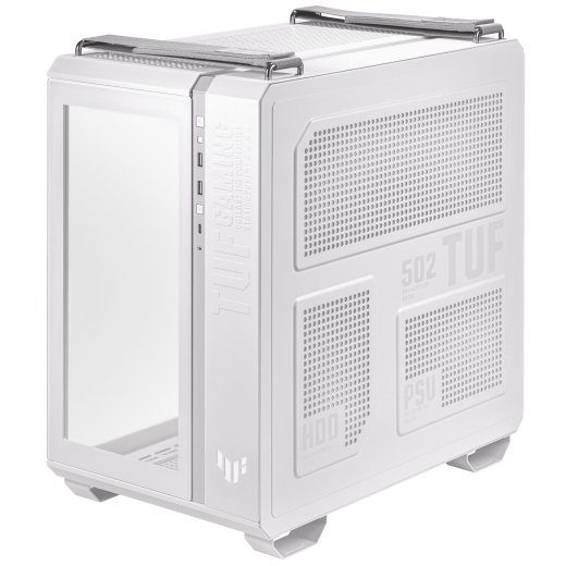 Case ASUS TUF Gaming GT502 MidiTower Not included ATX MiniITX Colour White GAMGT502PLUS/TGARGBWH