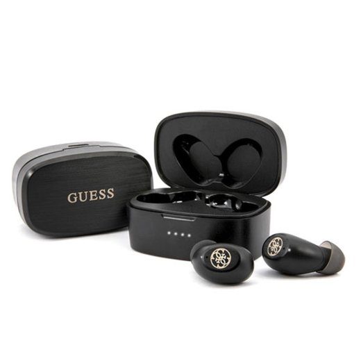 Guess GUTWSJL4GBK TWS Bluetooth 5.0 ausinės Juodos