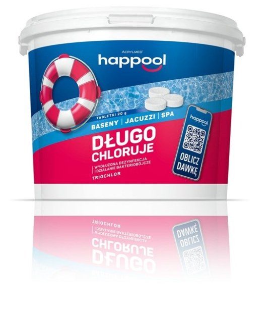 Acrylmed TRIOCHLOR aeglaselt vabanevad klooritabletid, 20 g / 3 kg