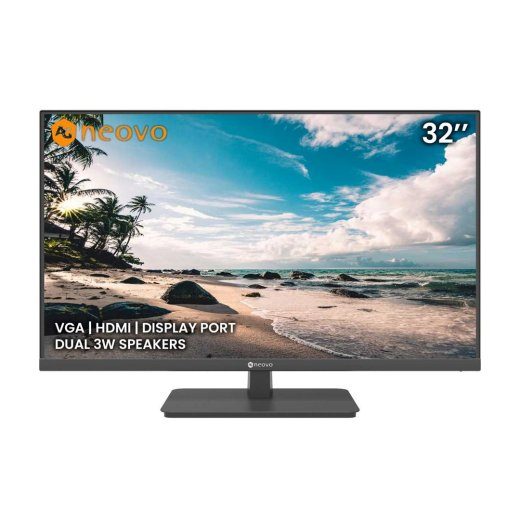 AG Neovo VA-3201 arvutimonitor 32" 1920 x 1080 pikslit Full HD LCD must