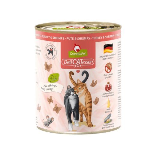 GRANATAPET DeliCATessen Kalkun ja krevetid märgkassitoit - 800g
