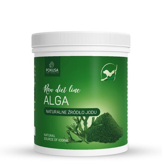 POKUSA RawDietLine Alga - koiralihapliiatsid koertele ja kastele - 350g