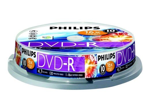 Philips DM4S6B10F 10x 4.7GB DVD-R
