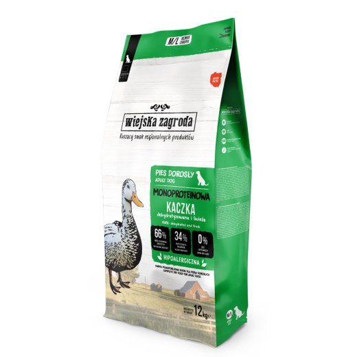 WIEJSKA ZAGRODA Monoprotein Pardi kuivkoeratoit - 12kg