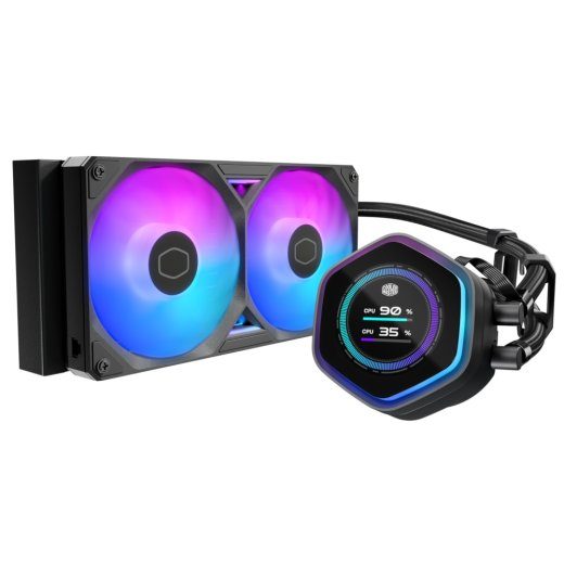Cooler Master MasterLiquid Atmos II MLX-D24M-A25SZ-L1 240 Intel/AMD Veejahuti 1-komplekt Must