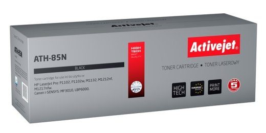 Activejet ATH-85N Toonkartutš (asendus HP 85A CE285A, Canon CRG-725; Supreme; 1600 lehekülge; must)