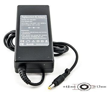 Arvutilaadija HP90F4817 Hp jaoks 19V / 4.74A / 90W