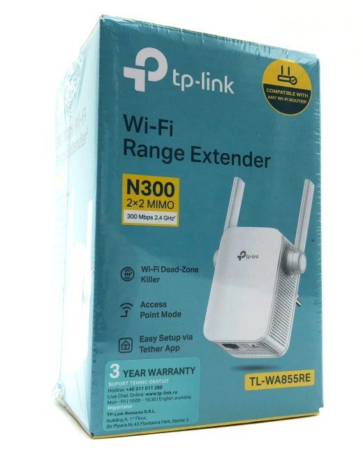 TP-Link TL-WA855RE 300Mbps Mini belaidis N ryšio tęstintuvas