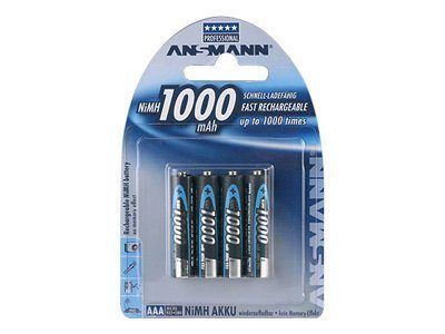 ANSMANN Energy AAA laetavad patareid 1000mAh 2 tk