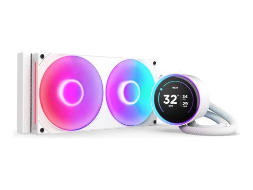 NZXT Kraken Elite 280 RGB Jahutussüsteem 1-pack Valge 2 x 140 mm