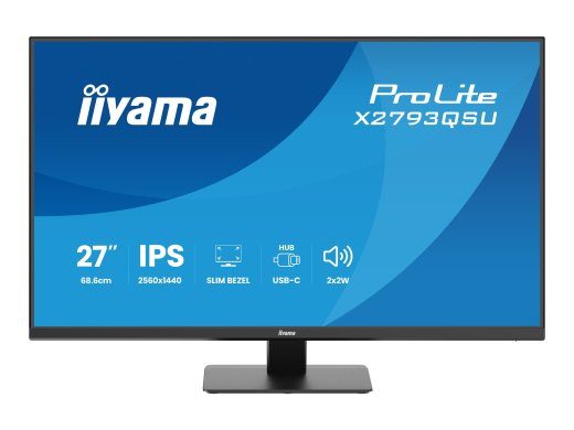iiyama ProLite X2793QSU-B1 27 colių IPS 2K 2560 x 1440 HDMI DisplayPort 75Hz Monitorius