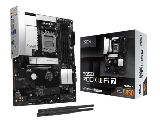 Emaplaat ASROCK AMD B850 Socket AM5 ATX RAM DDR5-SDRAM 4xSlots Wi-Fi Jah Bluetooth Jah B850ROCKWIFI7