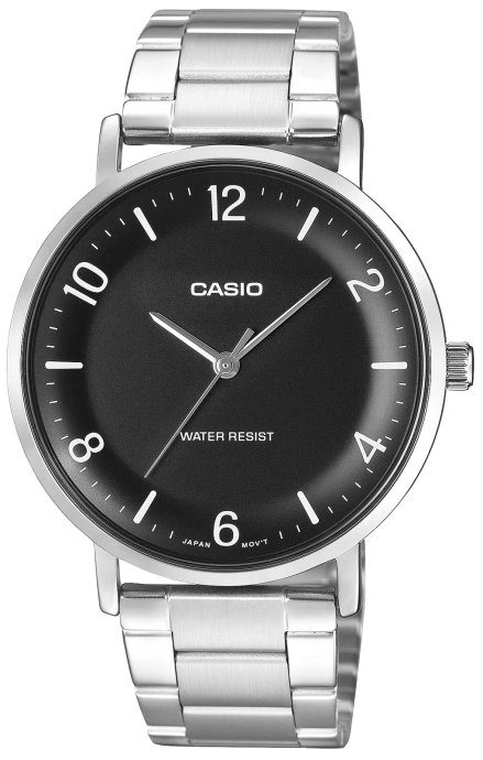 CASIO MTP-VT03D-1BDF vyriškas laikrodis
