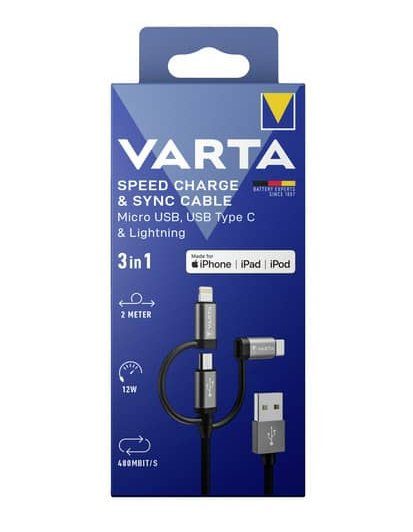 Varta 57937 101 111 universaalne Lightning, USB sisese seadme laadija