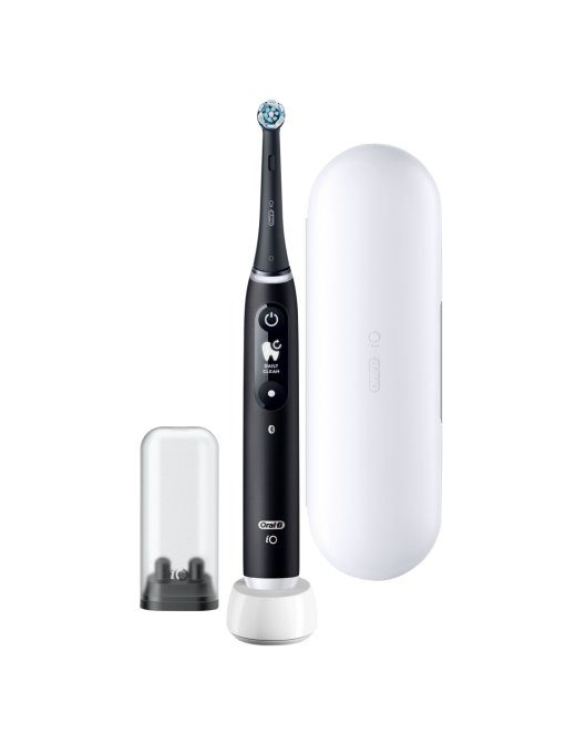Oral-B Electric Toothbrush iO6 Series Įkraunamas Suaugusiems Įtrauktų šepetėlių galvučių skaičius 1 Dantų valymo režimų skaičius 5 Juodas Oniksas