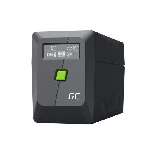 Green Cell nepertraukiamas maitinimo šaltinis (UPS) Line-Interactive 6,5 kVA 360 W 2 AC lizdo (-ų)