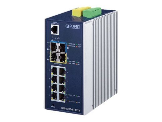 PLANET IGS-5225-8T2S2X 12-Portiline Gigabit Ethernet Lüliti