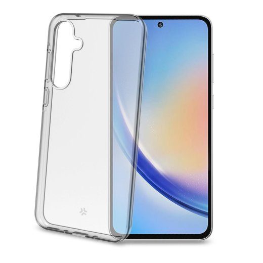 Celly Gelskin Kaitsekott Samsung Galaxy A55 jaoks läbipaistev