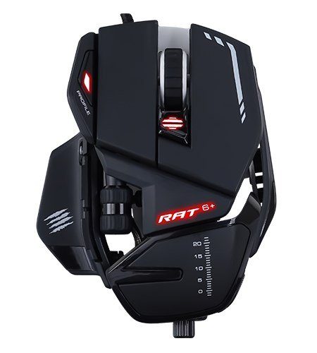 Mad Catz R.A.T. 6+ parema käe USB Type-A optiline hiir 12000 DPI-ga
