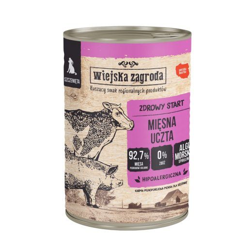 Wiejska Zagroda Kalkun ja lambaliha 800g