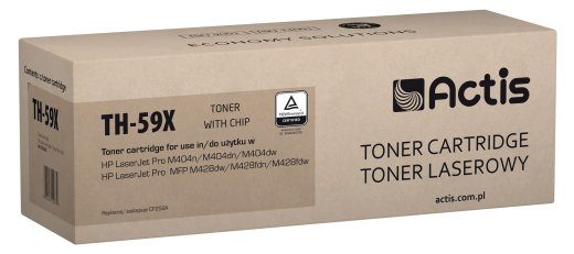 Actis TH-59X Toner (asendus HP CF259X jaoks; Supreme; 10000 lehte; must). Kooldega. Soovitame keelata printeri tarkvarauuenduse, siis