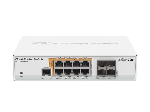 Võrgurouter/lüliti 8PORT 1000M/4SFP CRS112-8P-4S-IN MIKROTIK