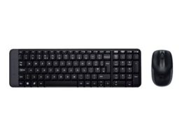 Logitech Keyboard and Mouse Set MK220 - US Layout - Black