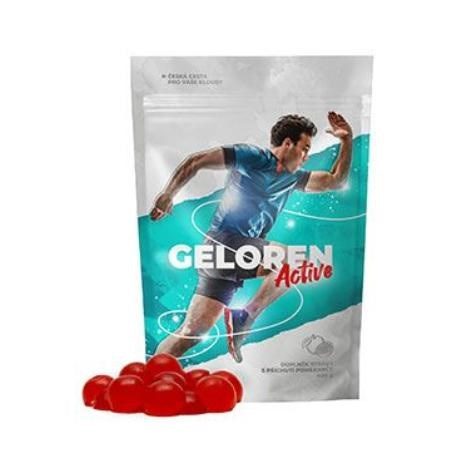 GELOREN Active Orange - inimeste tarbeks mõeldud kummikommid liigestele kollageeni ja C-vitamiiniga - 90 tk
