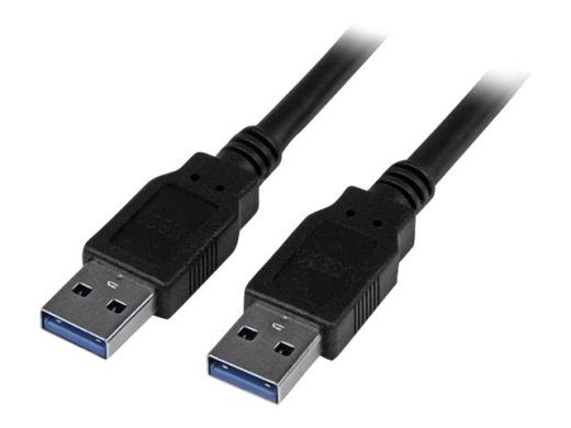 StarTech.com 3m 10 ft USB 3.0 Kaabel - A kuni A - M/M - Pikk USB 3.0 kaabel - USB 3.1 Gen 1 (5 Gbps) (USB3SAA3MBK) 3m must kaabel