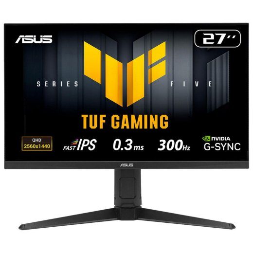 ASUS TUF Gaming VG27AQML5A 27 colių greitas IPS 2560 x 1440 (2K) HDMI DisplayPort 300Hz monitorius