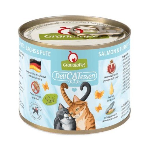 Granatapet DeliCATessen lõhe ja kalkun märgkassitoit 200g