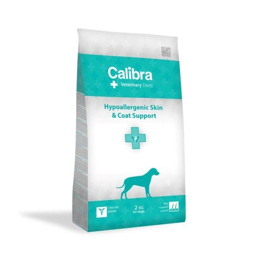 CALIBRA VD Koera Hüpoallergeenne Naha & Karusnaha Toetus - kuiv koeratoit - 2kg