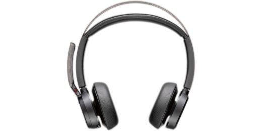 HP Poly Voyager Focus 2-M USB-C-C headset with USB-C/A adapter and charging stand