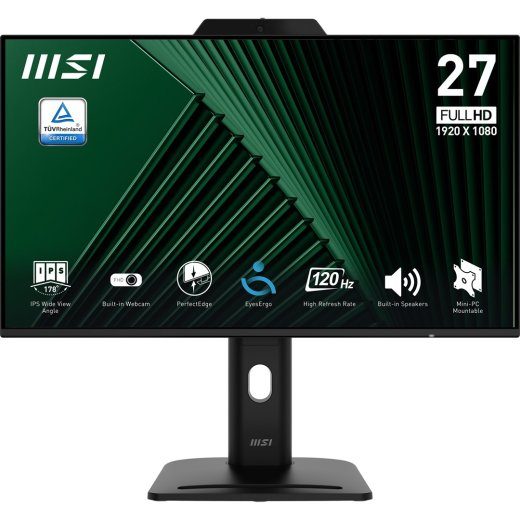 MSI PRO MP272PMG kompiuterio monitorius 68.6 cm (27") 1920 x 1080 pikselių Full HD LCD juodas