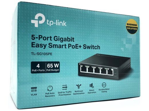 TP-Link Easy Smart TL-SG105PE 5-portine Gigabit PoE+ lüliti