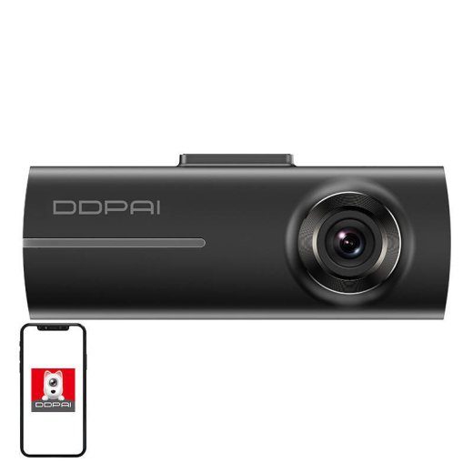 DDPAI N1 Topelt autokaamera WiFi 1296p + tagakaamera 1080p
