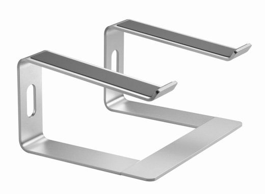 Gembird NBS-D1-01 alumiiniumist sülearvuti tugi, hõbedane, 39.6 cm (15.6")