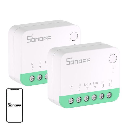SONOFF MINIR4M (Extreme) Matter lüliti, 2tk