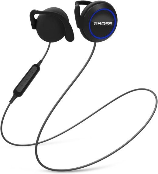 Koss ausinės BT221i Bluetooth įausinės su mikrofonu Juodos