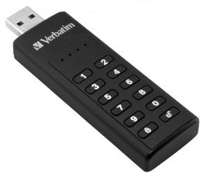 Verbatim 49428V klaviatuuriga turvaline USB 3.0 mälupulk
