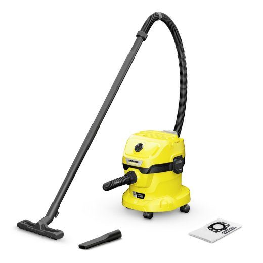 Kärcher WD 2-18 12 L sauso ir šlapio būgninio dulkių siurblio 225 W be maišo