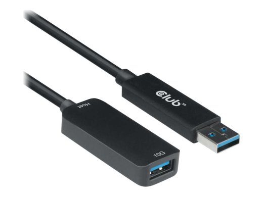 Club 3D CAC-1411 USB 3.2 Gen 2 Pikenduskaabel 5m Must