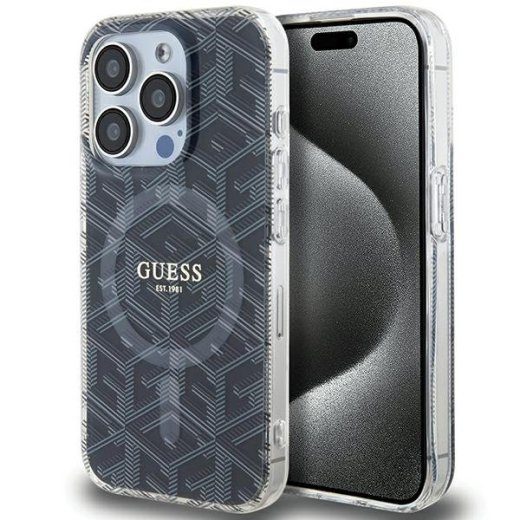 Guess GUHMP15XHGCUSTGK tagakaas Apple iPhone 15 Pro Max jaoks