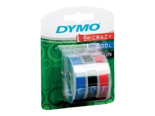 DYMO 0.9 cm x 3 m esiletõstuteip 3 rulli S0847750