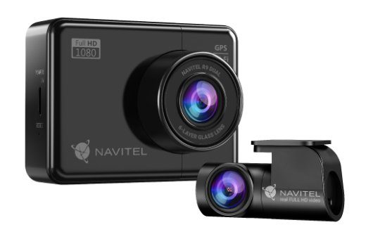 Navitel R9 DUAL Wi-Fi Kahetahuline Full HD autokaamera Helisalvesti