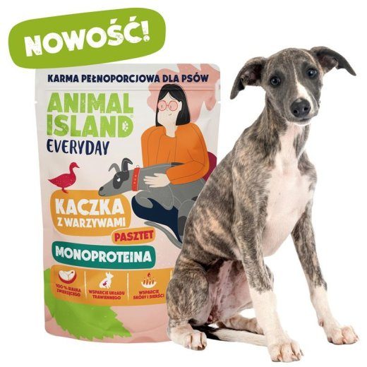 ANIMAL ISLAND Everyday Monoprotein Duck - niiske koeratoit - 300g