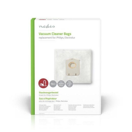 NEDIS DUBG220AEP12 tolmuimeja kotid AEG / PHILIPS / ELECTROLUX S-BAG (12 tk.)