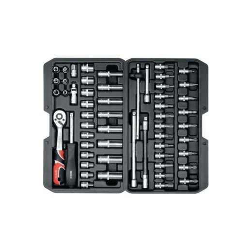 Pihvikomplekt YATO 56 tk 1/4" 14501